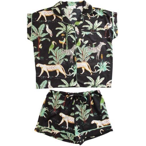 Night Safari Print Short Set Pyjamas