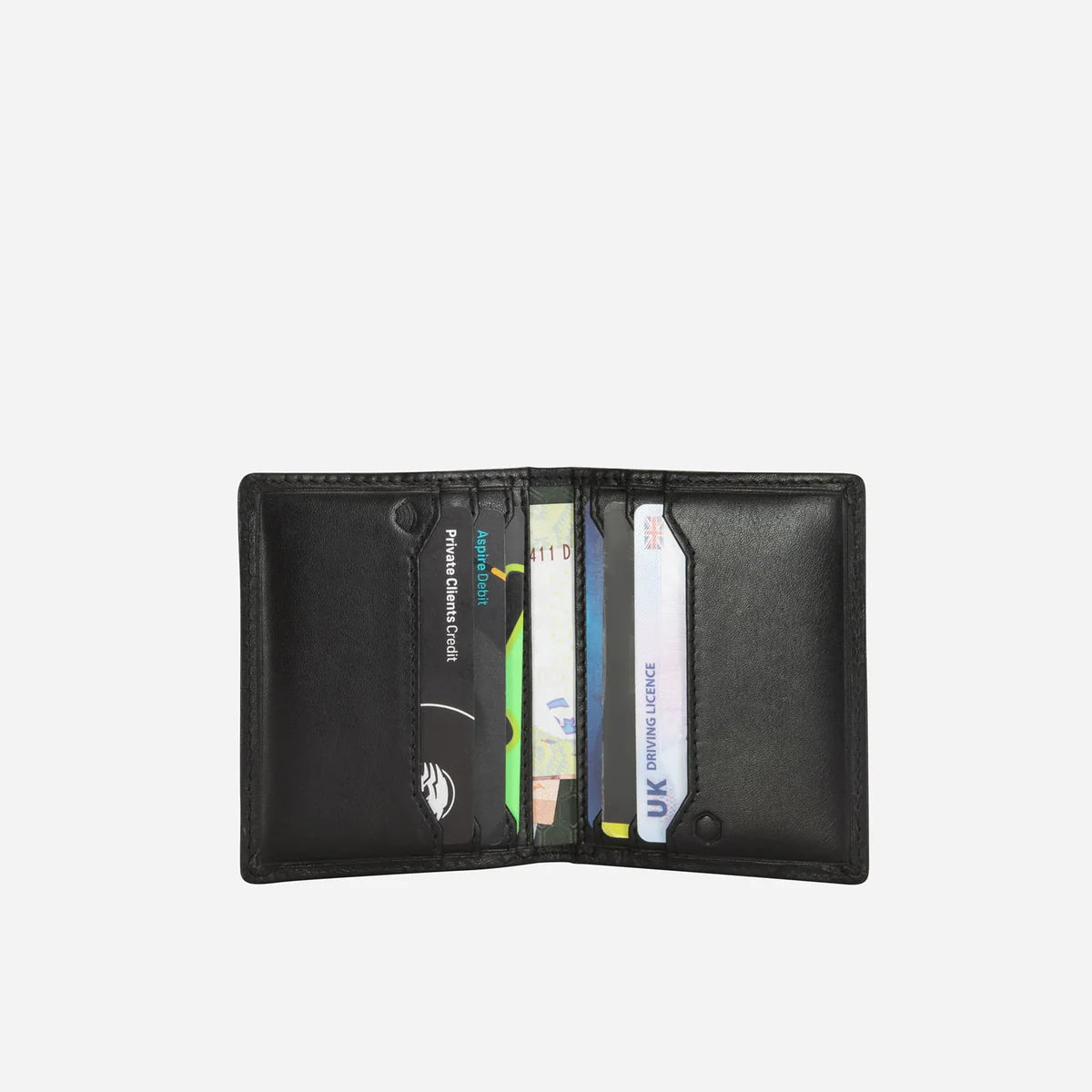 Slim Bifold Card Holder by Jekyll & Hide - Black
