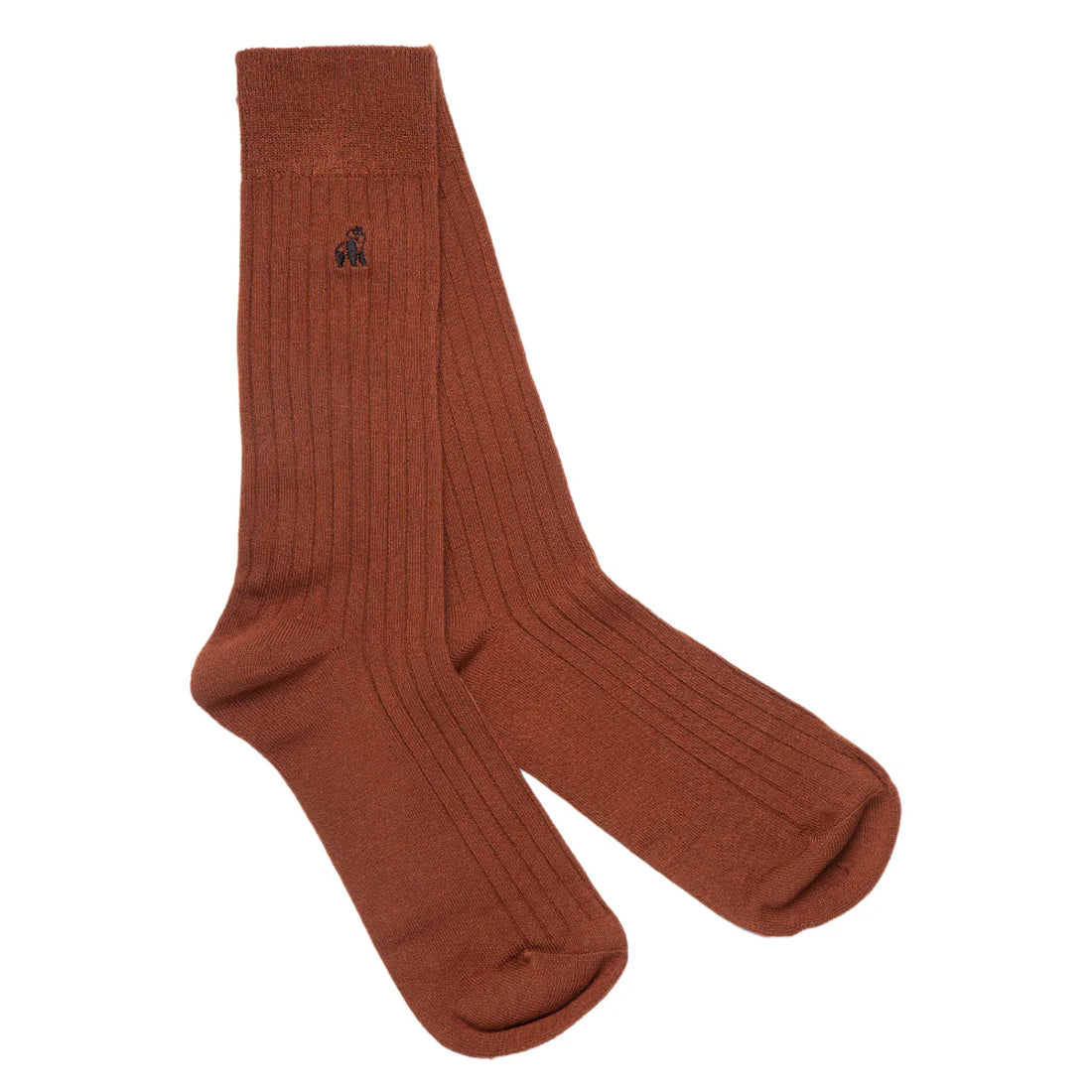 Swole Panda - Brown Bamboo Socks