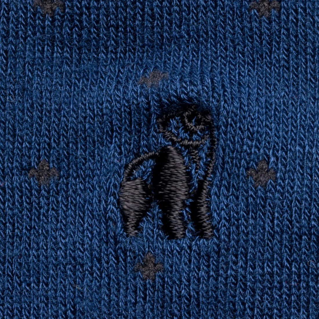 Swole Panda - Navy Spotted Bamboo Socks