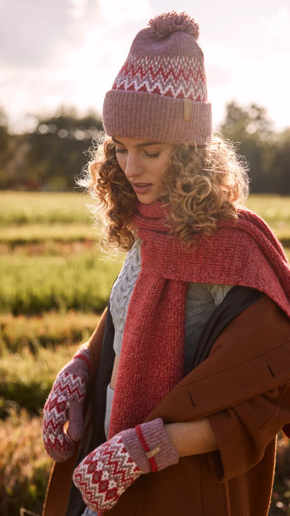 Nakarah Pom Beanie Pink by Barts