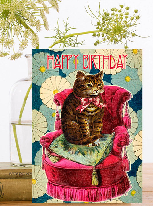 Kitty Birthday Card