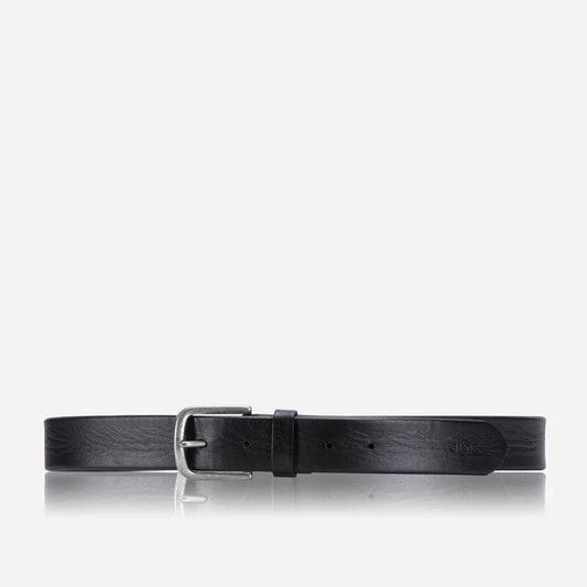 Vintage Leather Belt - Black