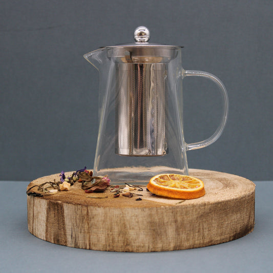 Large Glass Infuser Teapot