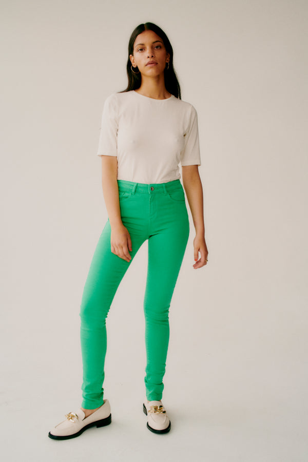 b.young Green Skinny Jeans