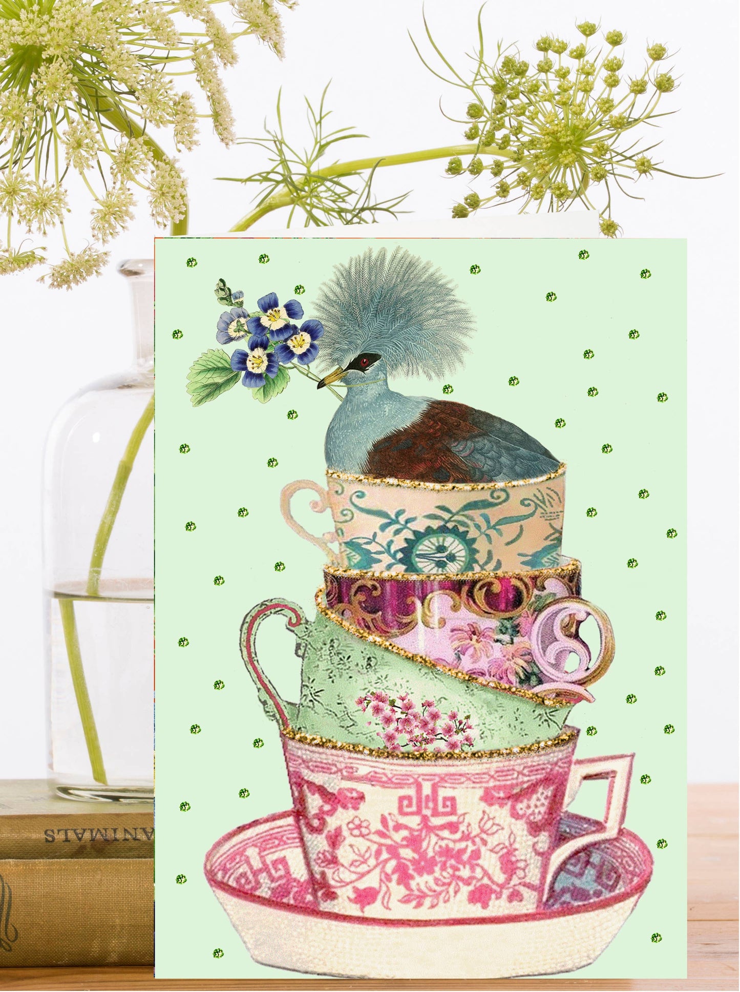 Madame Treacle Cups Greeting Card