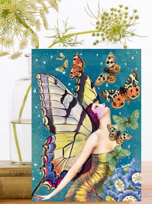 Madame Treacle Butterfly Greeting Card