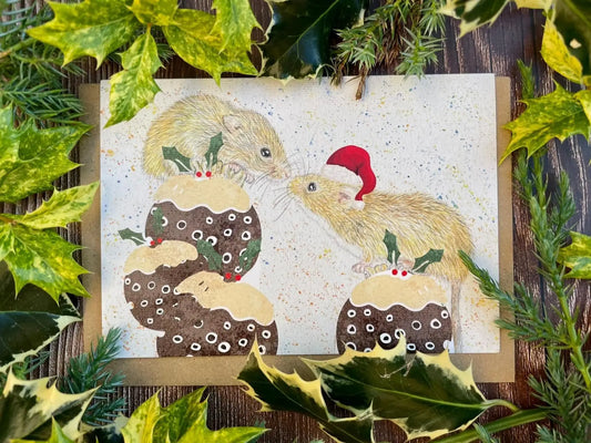 Merry Christmice! Mice Christmas Eco Card