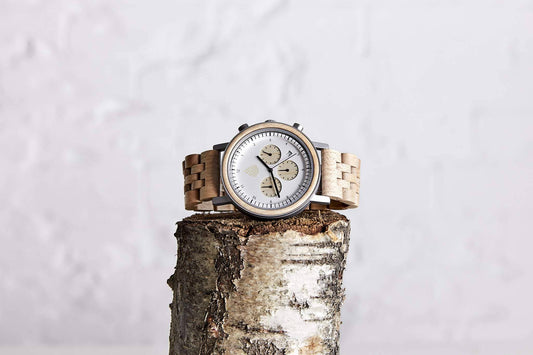 The White Cedar - Handmade Recycled Wood Wristwatch