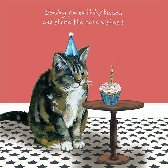 Leo the Tabby Cat Birthday Card