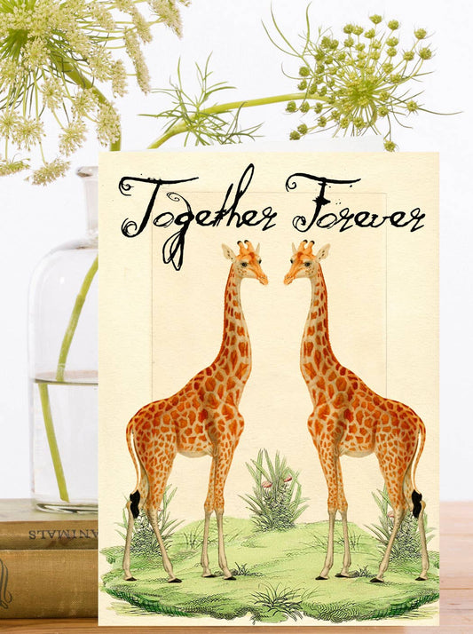 Together Forever Word Greeting Card