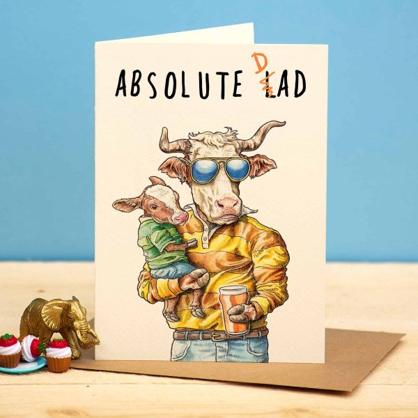 Absolute Lad/Dad- Birthday Card