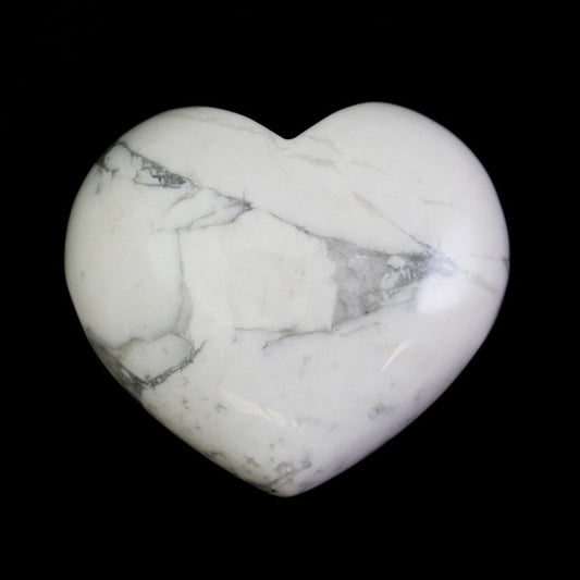 Howlite Crystal Heart