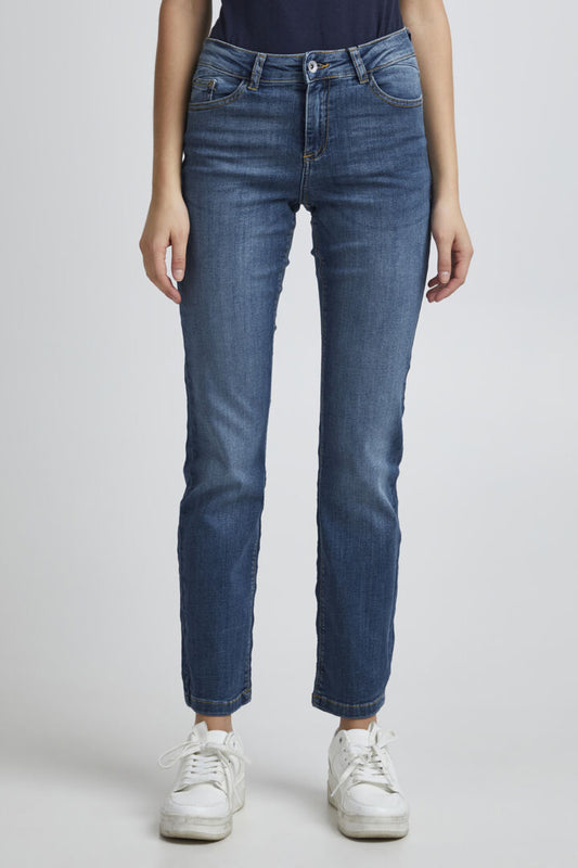 B.young Lola Luni Straight Leg Jeans - Light Blue