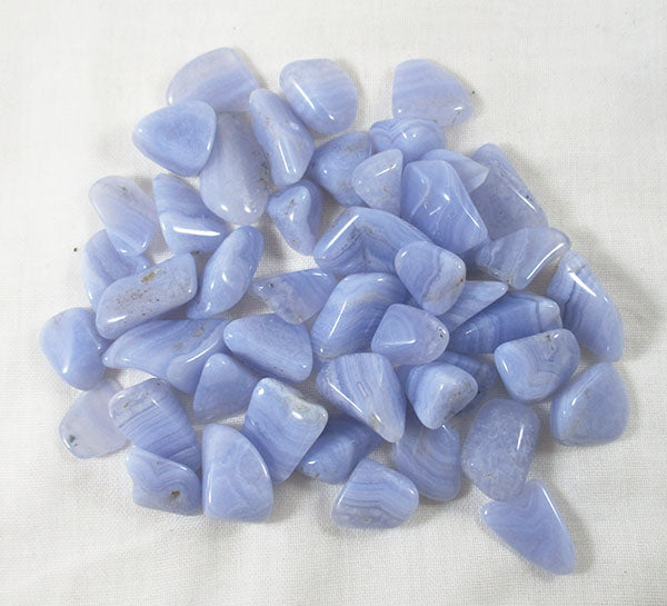 Blue Lace Agate Tumblestone Crystals