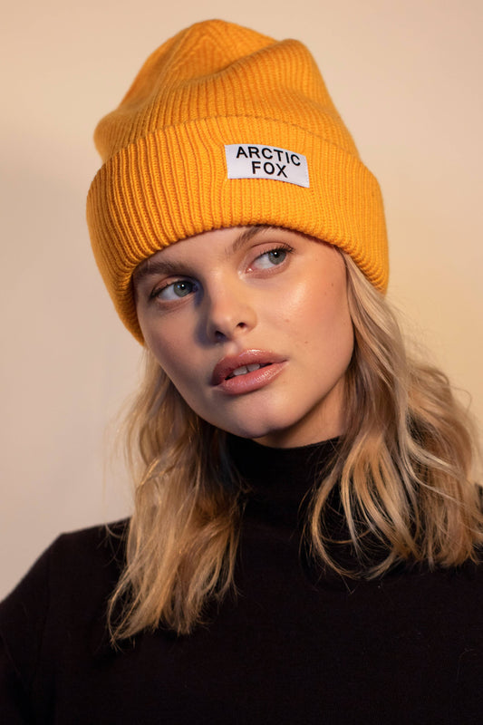 Arctic Fox The Recycled Bottle Beanie in Mango Sorbet