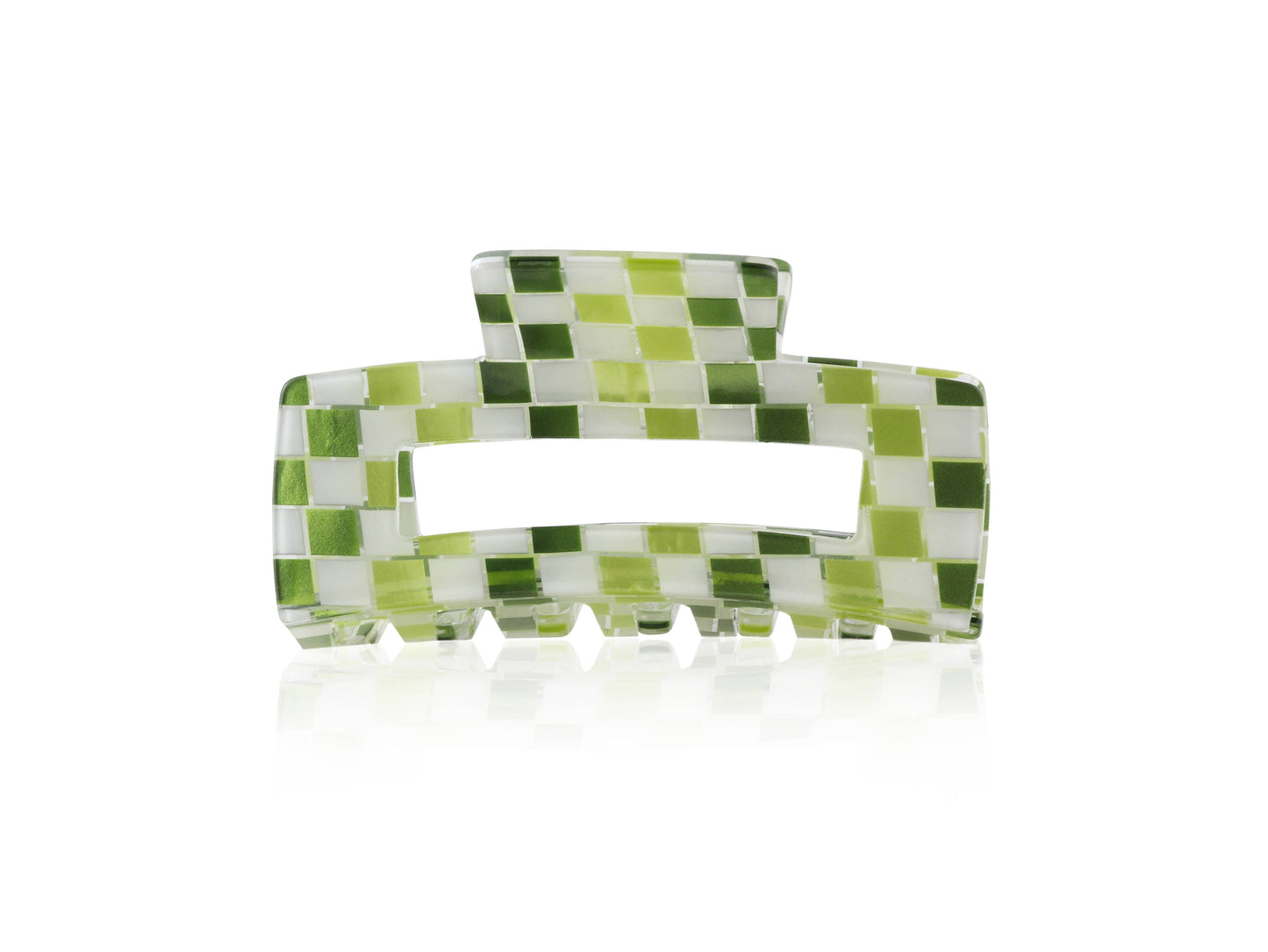 Farah Chequered Resin Hairclip