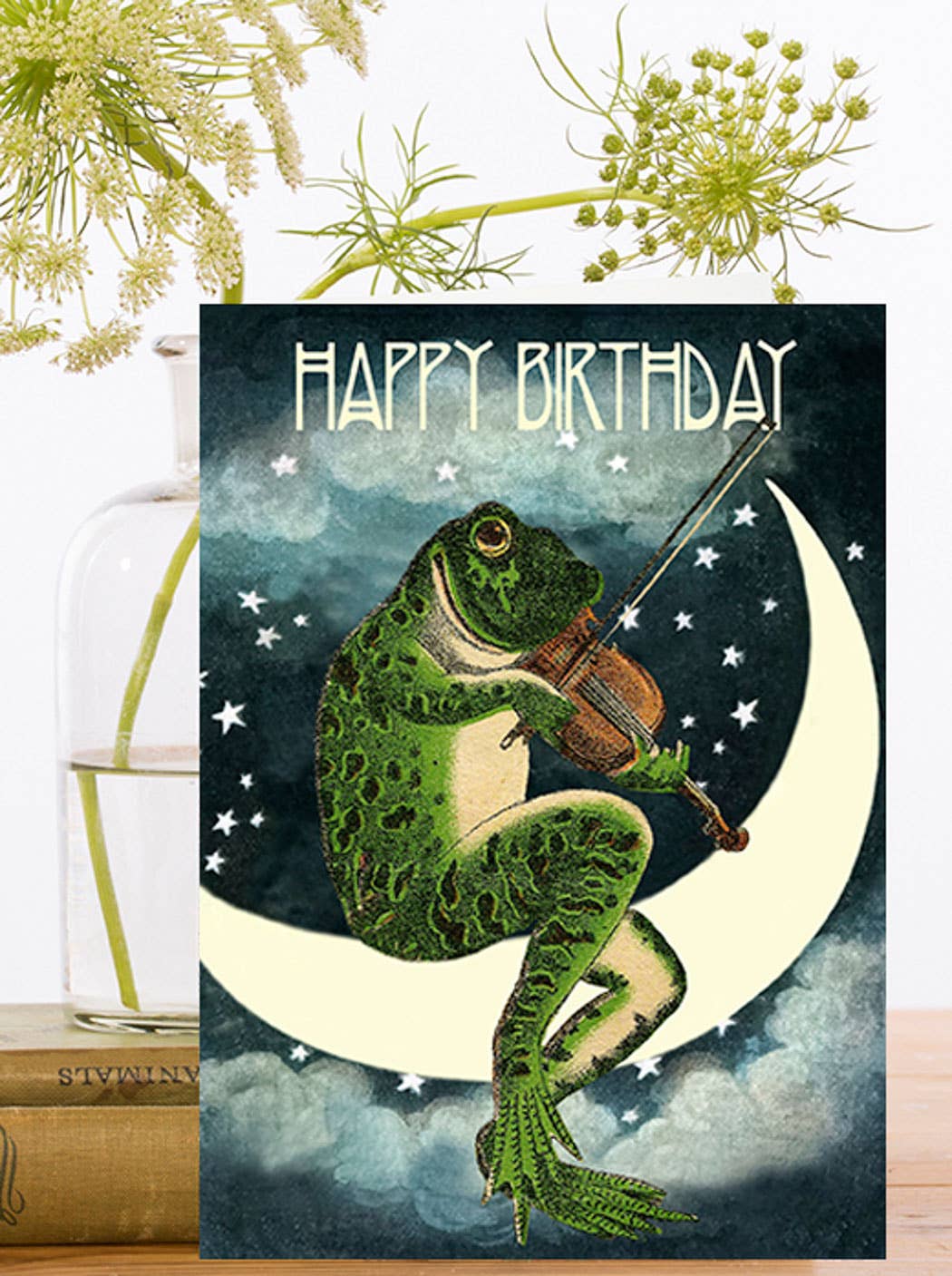 Madame Treacle Frog Birthday Card