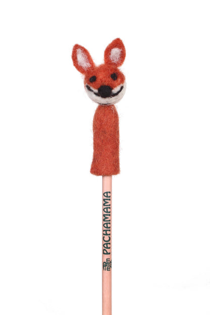 Pencil with Felted Animal Topper