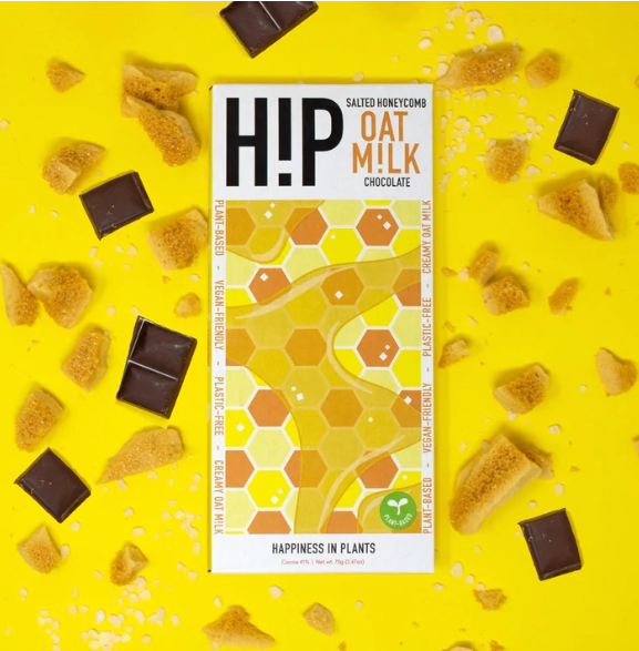 HIP Salted Honeycomb- Vegan Chocolate