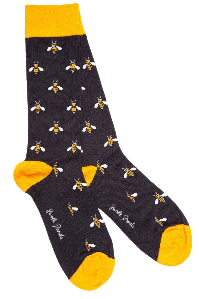 Swole Panda - Bee Bamboo Socks