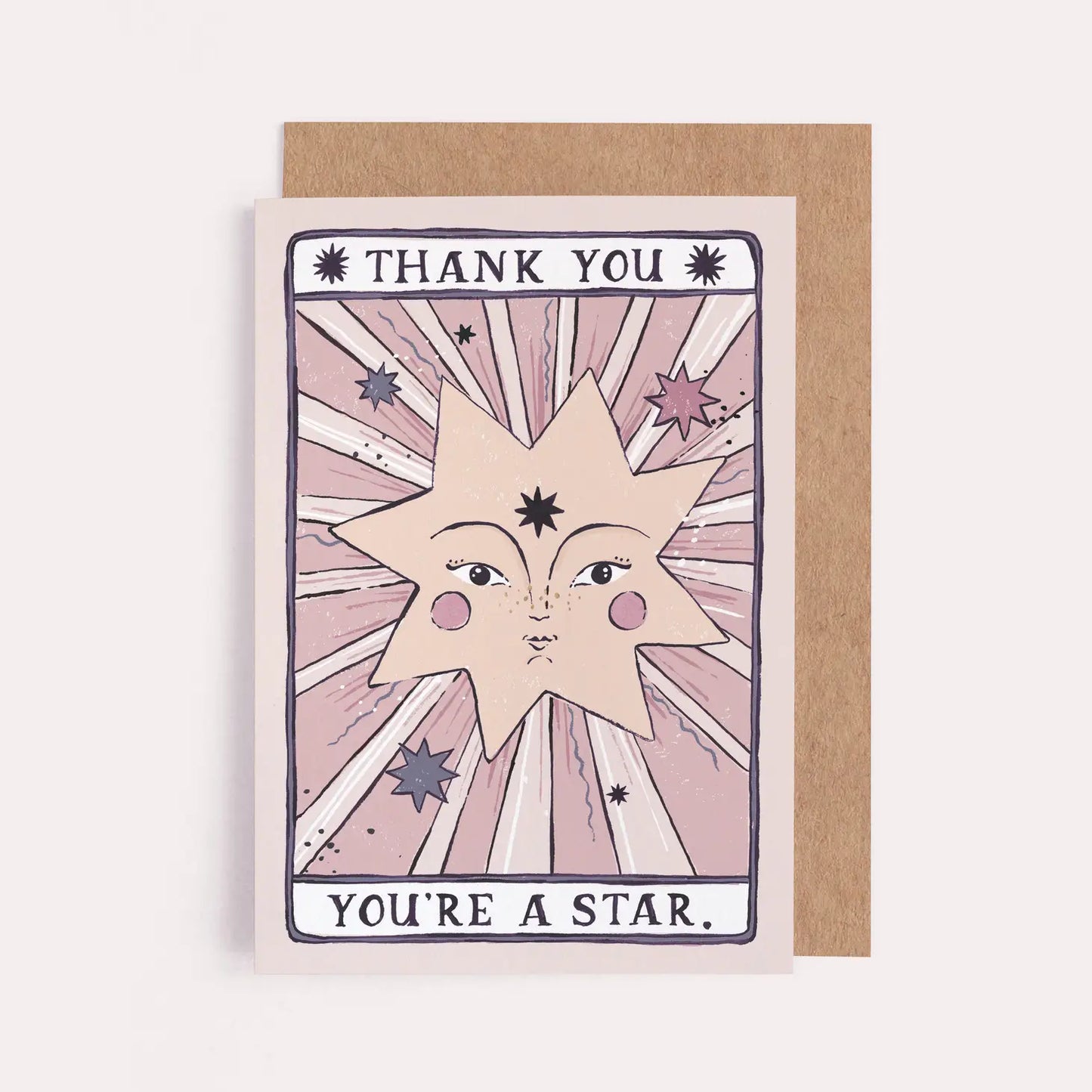 You’ve A Star Thank You Card - Tarot Card