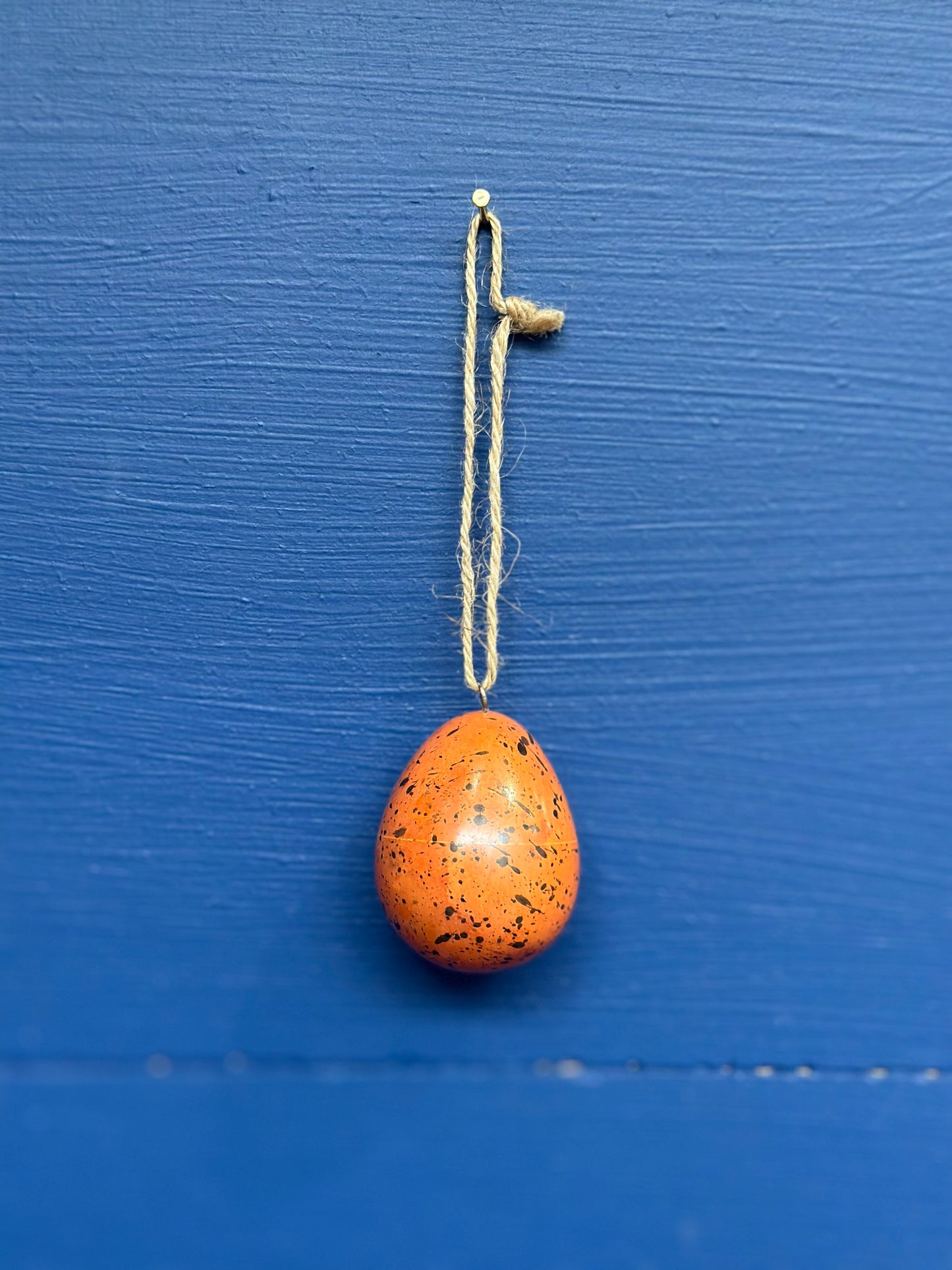 Egg Ornament - Orange