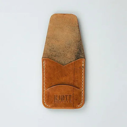 Kjott Leather Co - Vertical Holder With Flap( Natural )