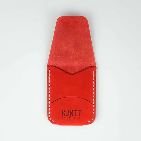 Kjott Leather Co - Vertical Holder With Flap(Pueblo Red)