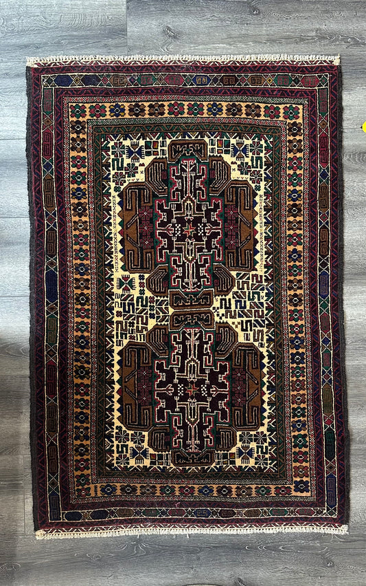 Afghan Rug- Small Style 14