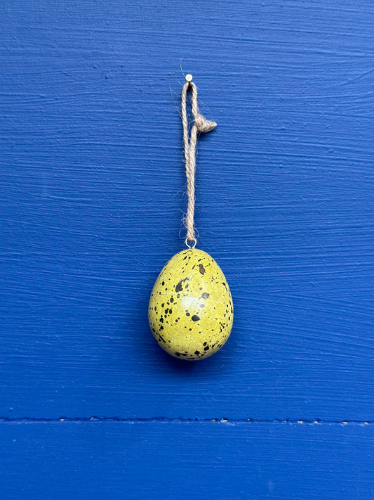 Egg Ornament - Yellow