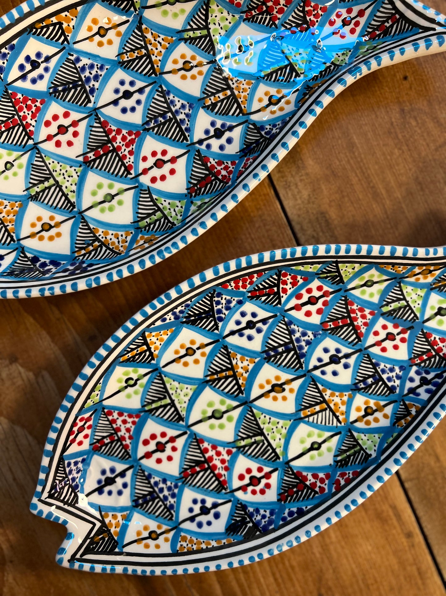 Patterned Fish Plate