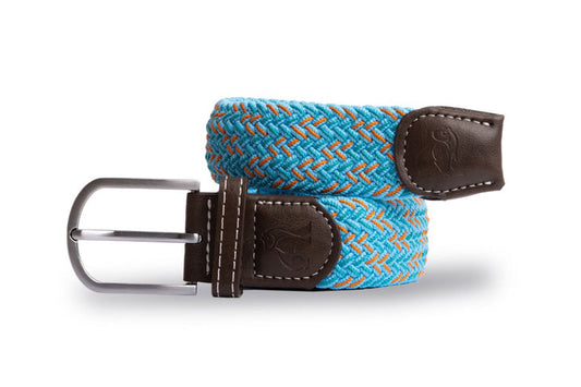Swole Panda - Blue/Orange Woven Belt