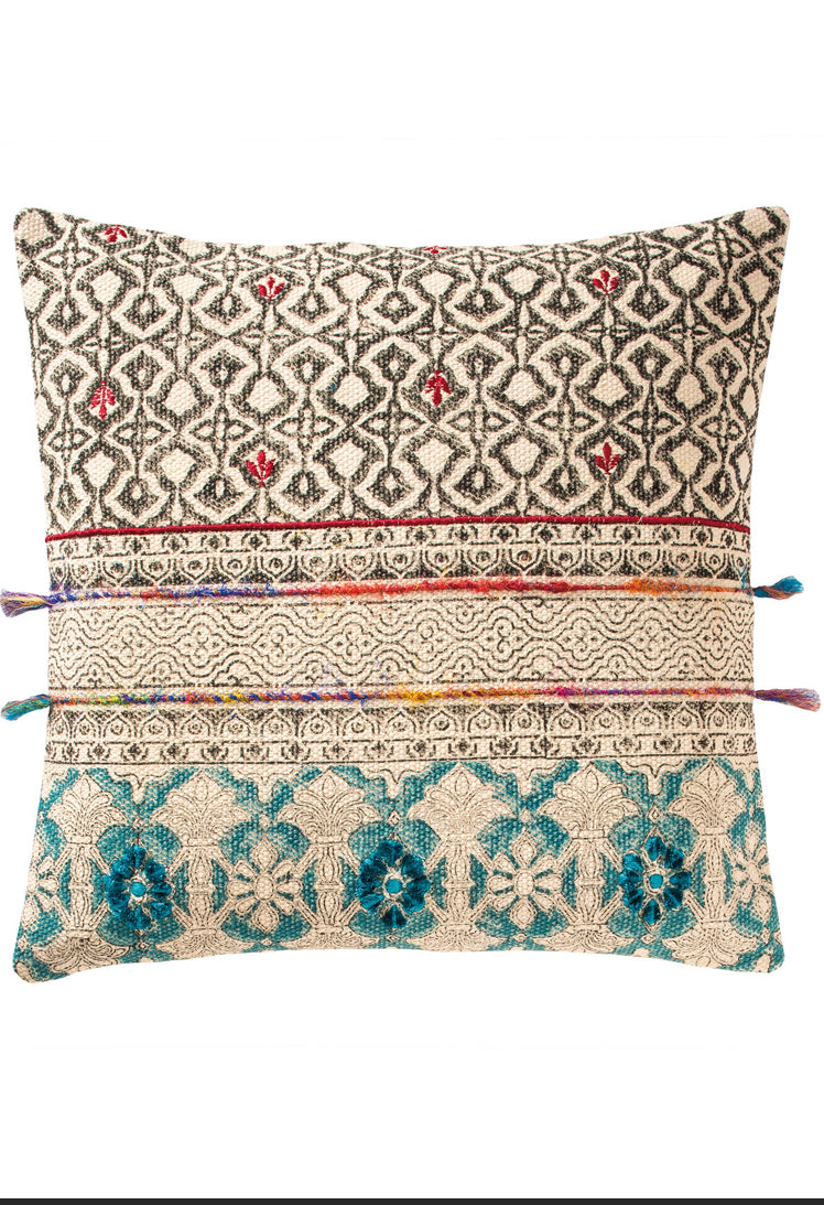 Tribal Indian Embroidered Cushion