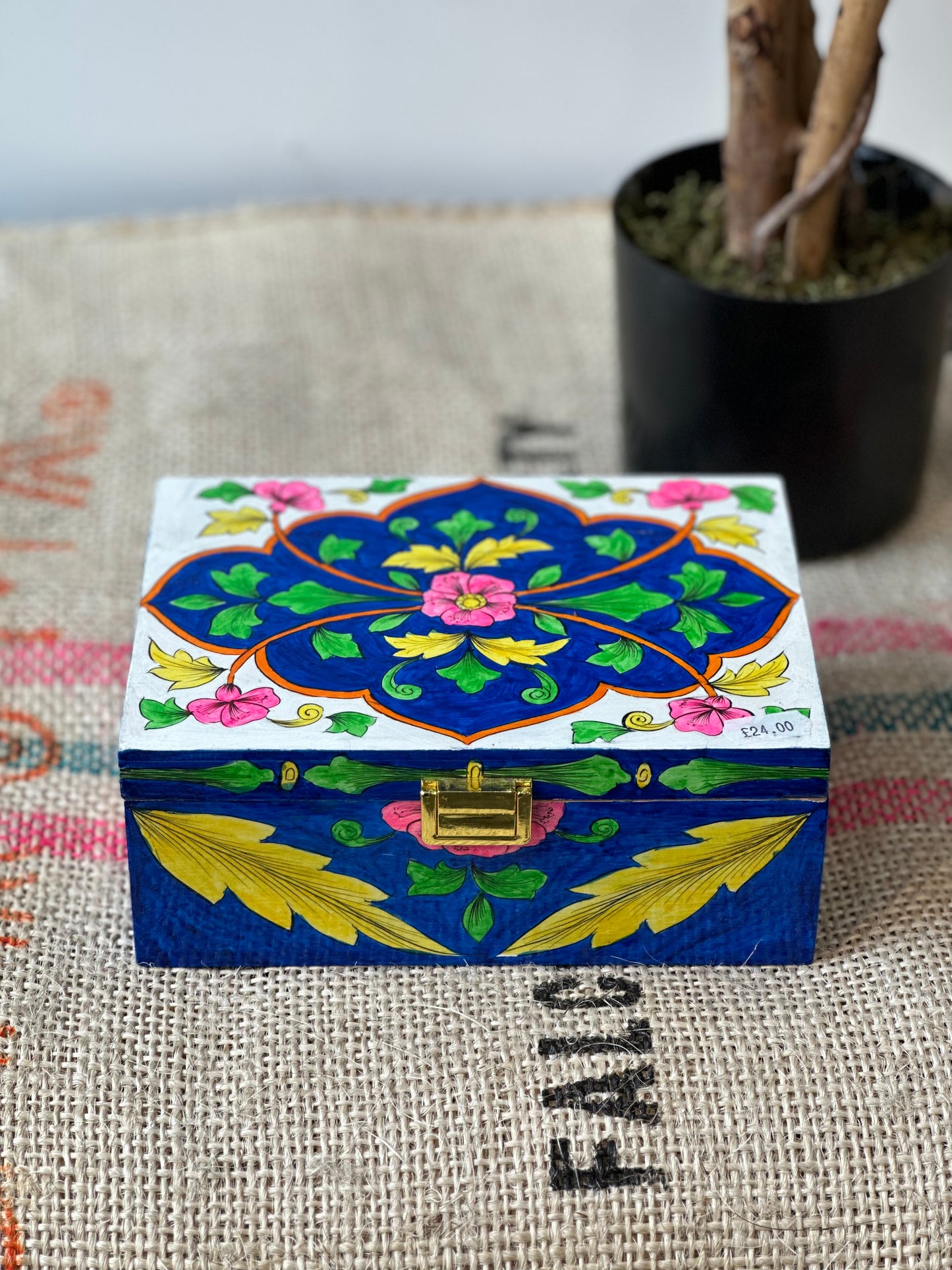 Fair Trade Hand Painted Box