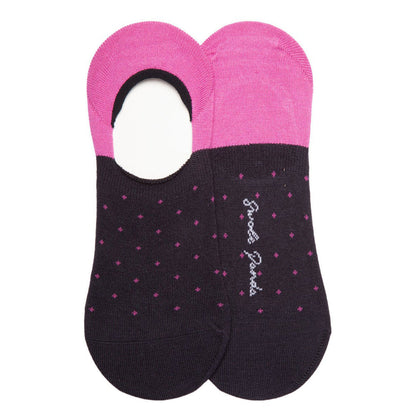 Women’s Spotted Pink Bamboo Ankle Socks