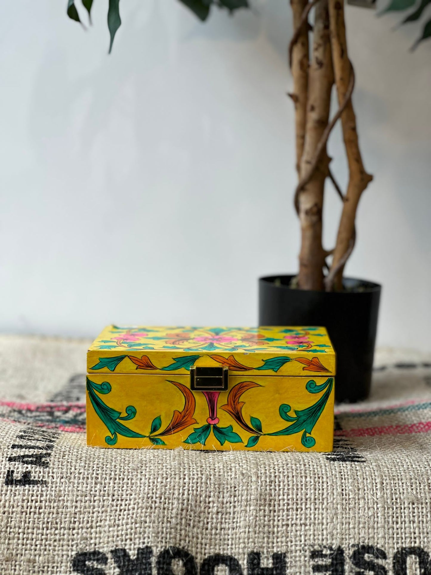 Fair Trade Hand Painted Box