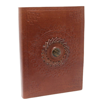 Leather Notebook - Tigerseye