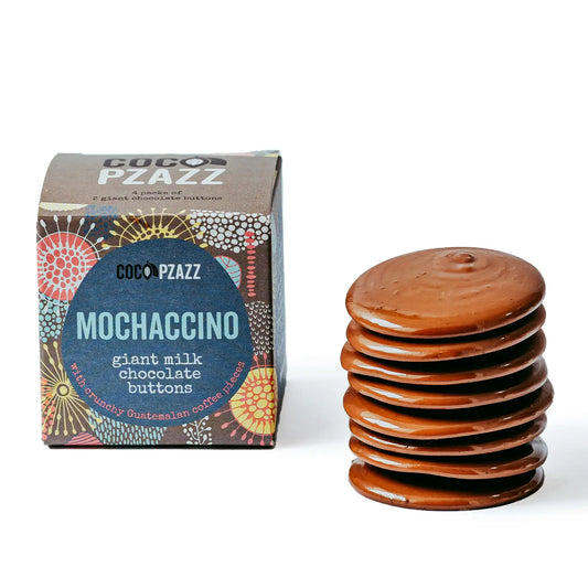 Giant Milk Chocolate Buttons - Mochaccino