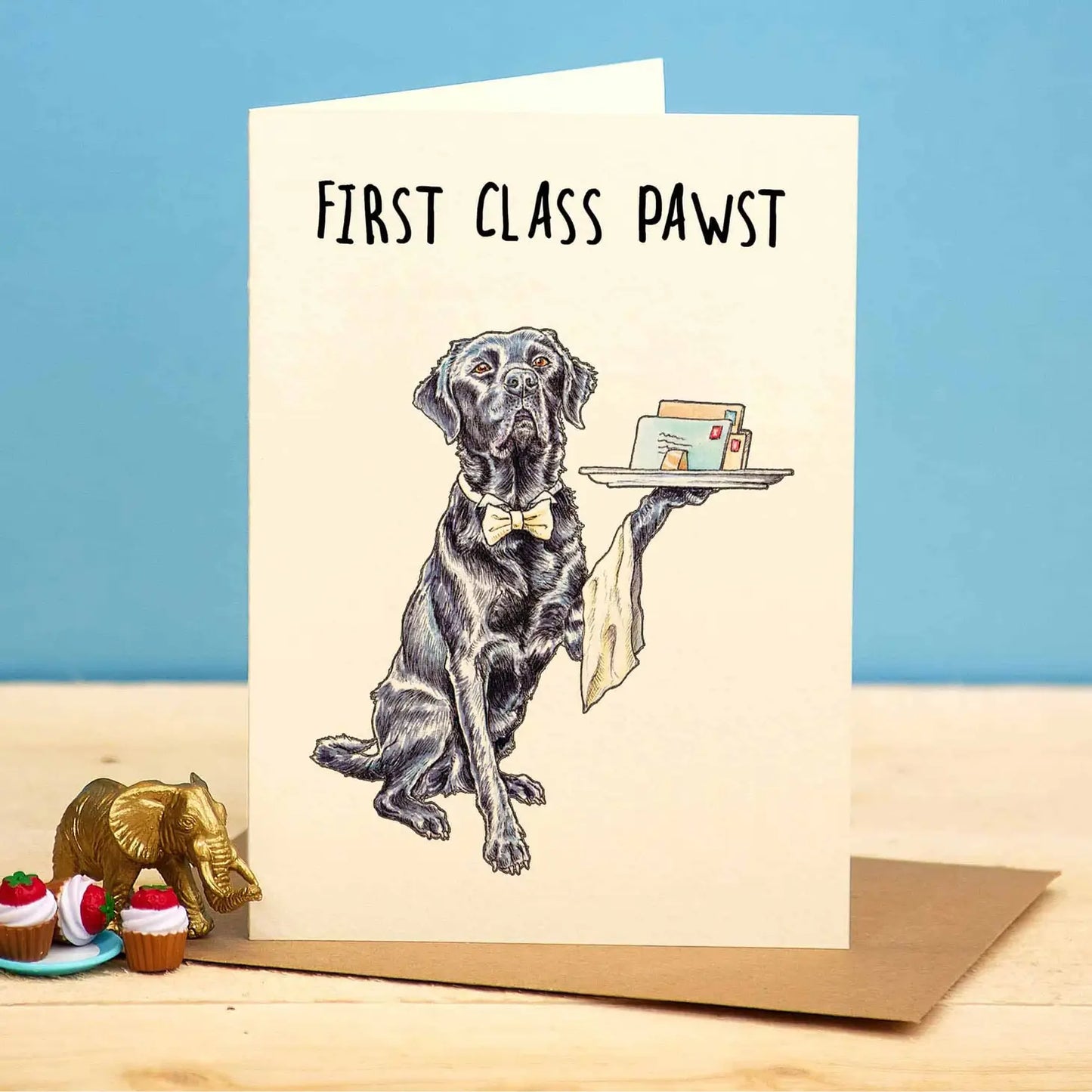 First Class Pawst Card- Everyday Card