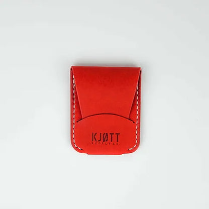 Kjott Leather Co - Vertical Holder With Flap(Pueblo Red)